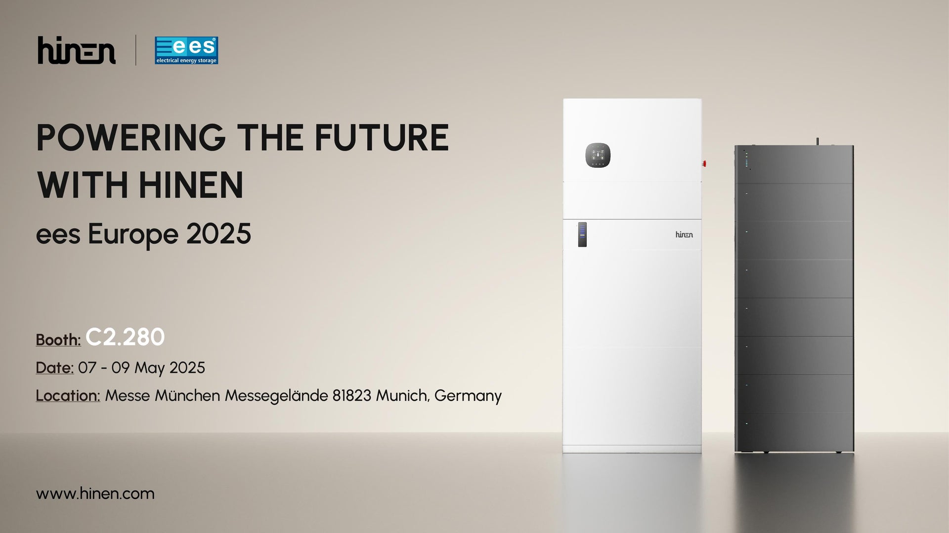 Revolutionizing Home Energy: Hinen Set to Showcase Breakthrough Technologies at ees Europe 2025
