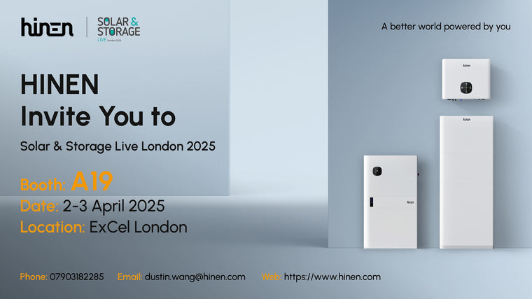 Hinen UK exhibit solar strorage live London 2025