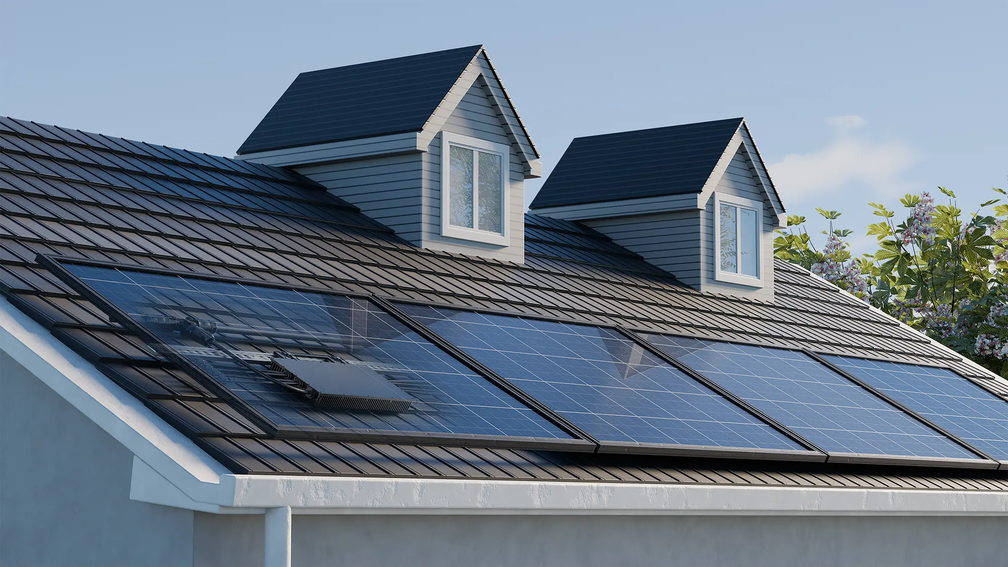 Hinen Microinverter Roof Solution