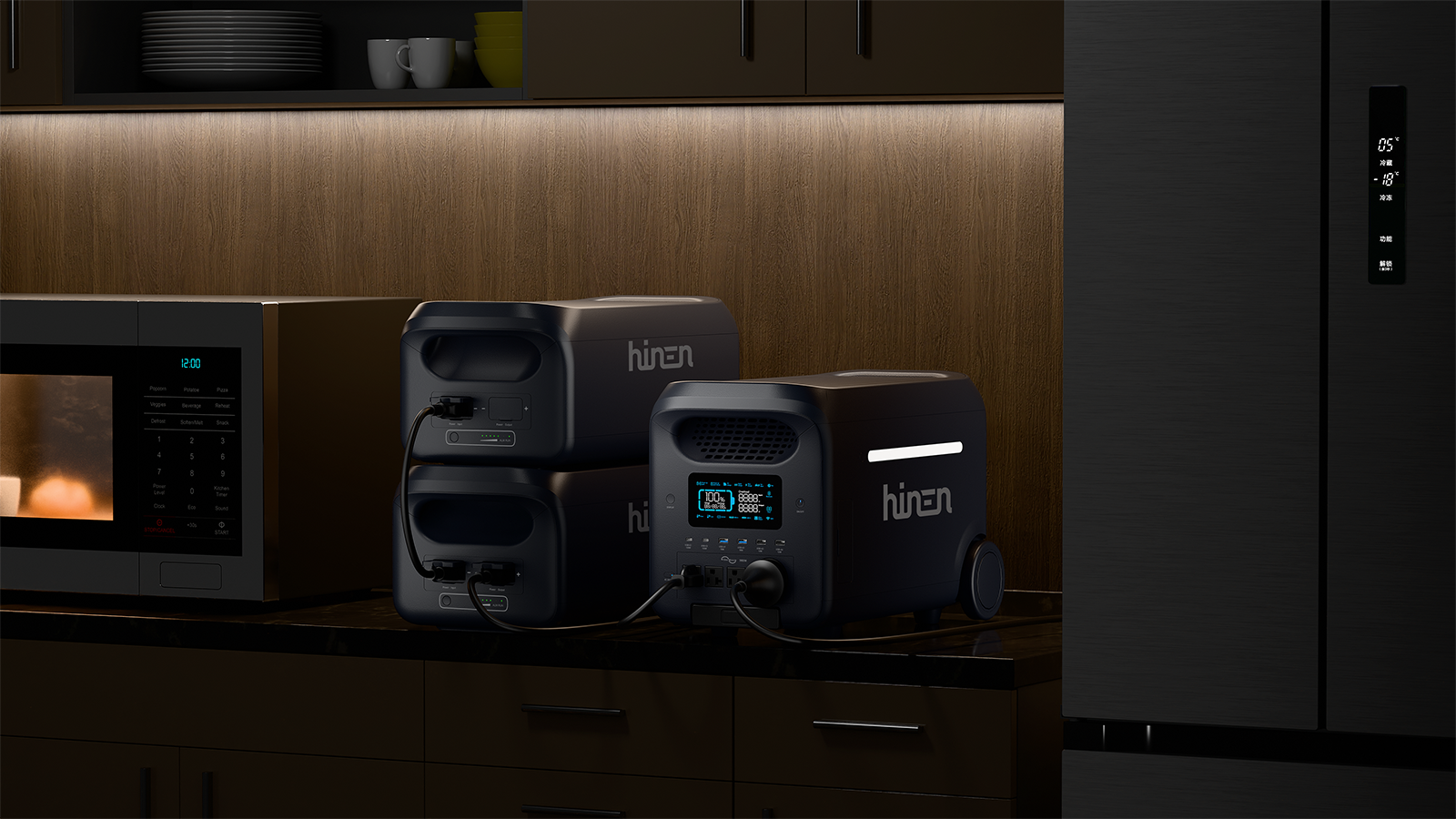 Hinen portable power station backup solution