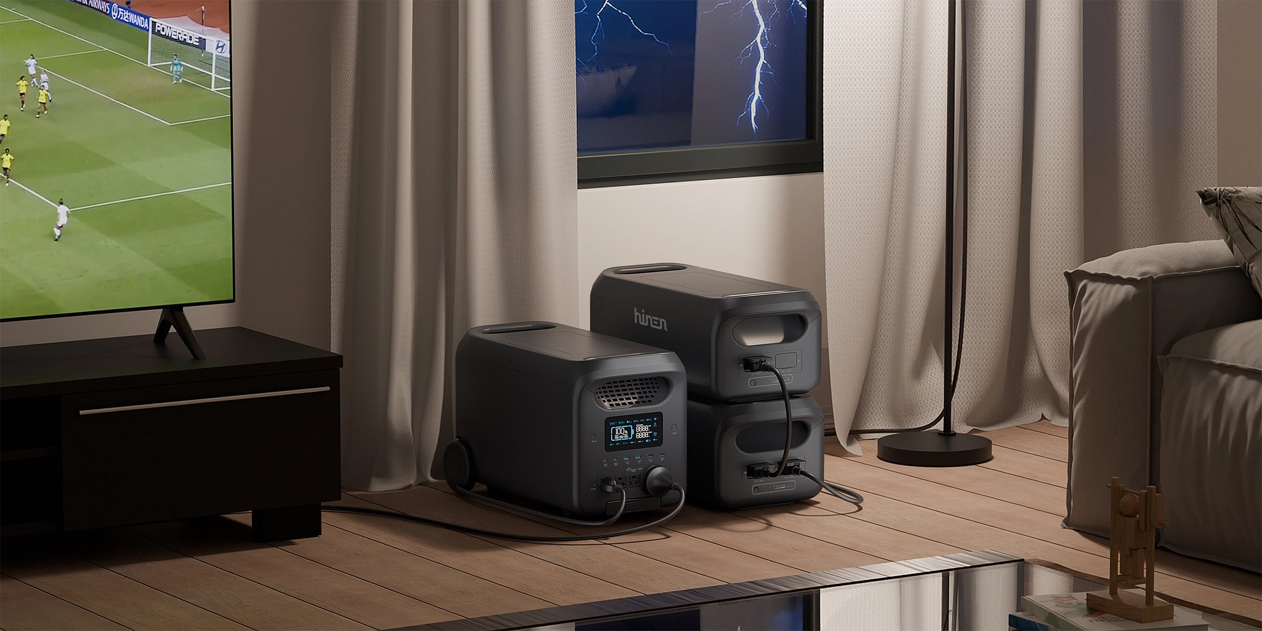 Hinen portable power station backup solution